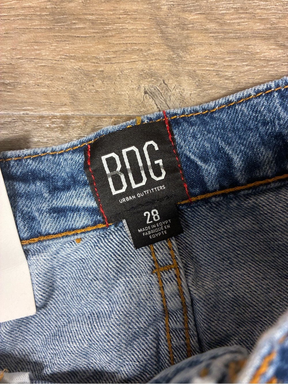 NWTs BDG High Waisted Demin A Line Shorts - Picture 7 of 11